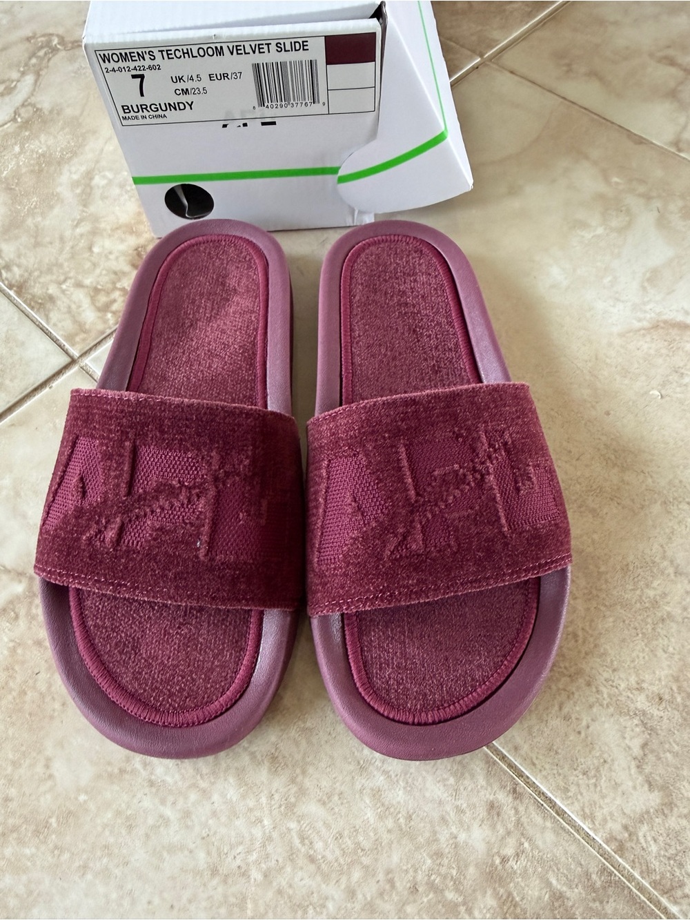 APL Techloom Velvet Slide - Burgundy Velvet